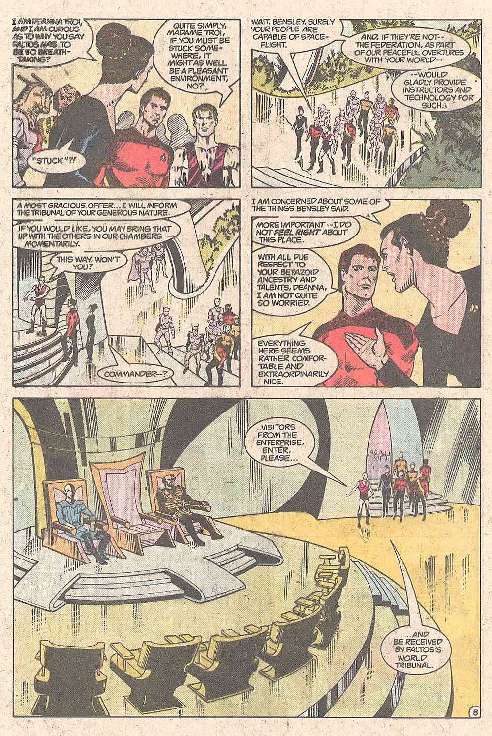 Read online Star Trek: The Next Generation (1988) comic -  Issue #6 - 9