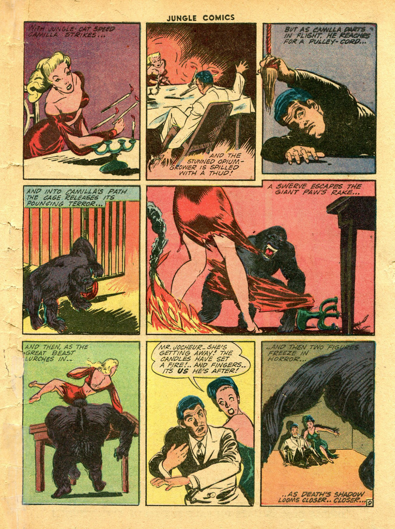 Read online Jungle Comics comic -  Issue #43 - 57
