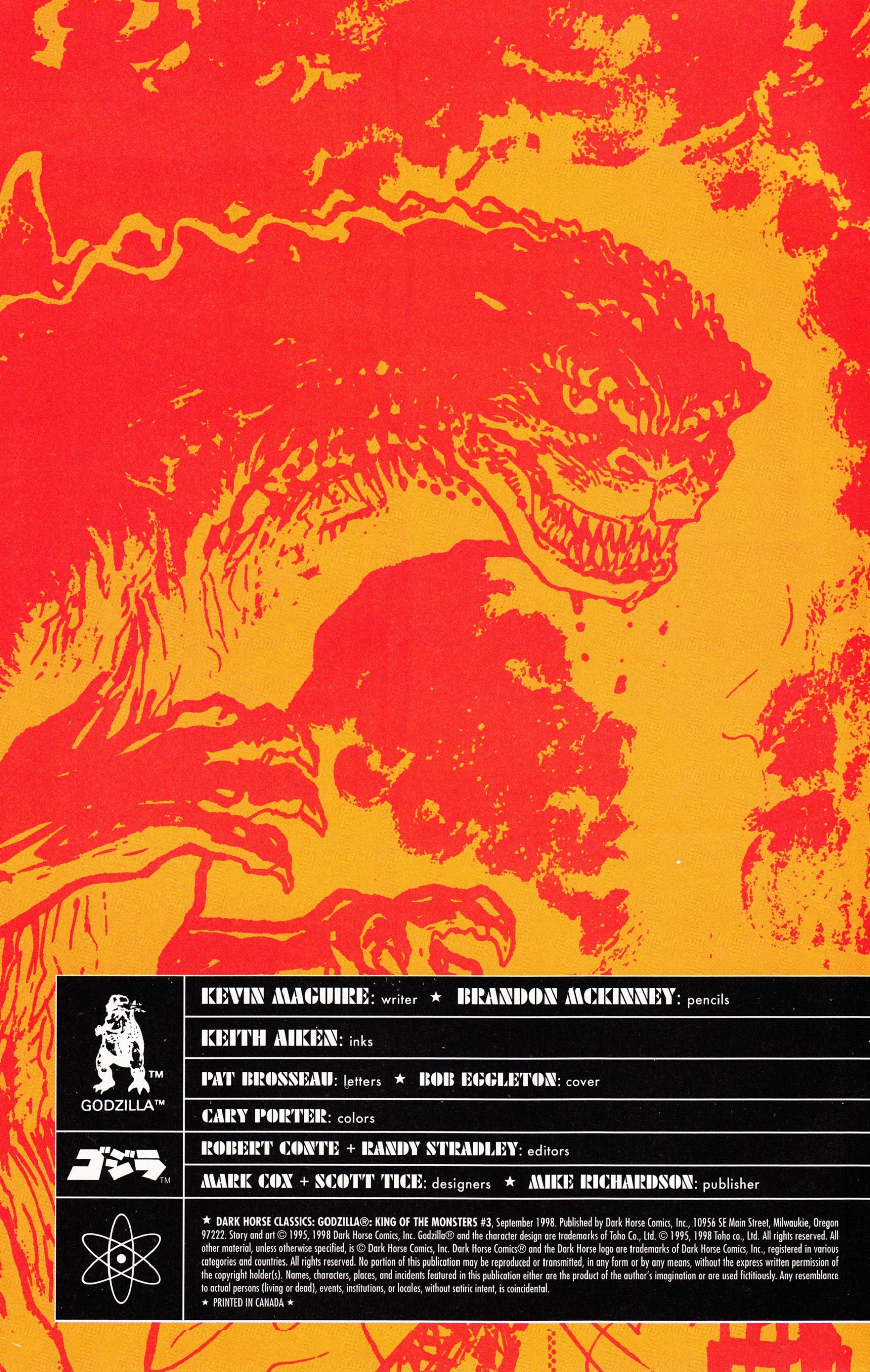Dark Horse Classics: Godzilla - King of the Monsters Issue #3 #3 - English 2