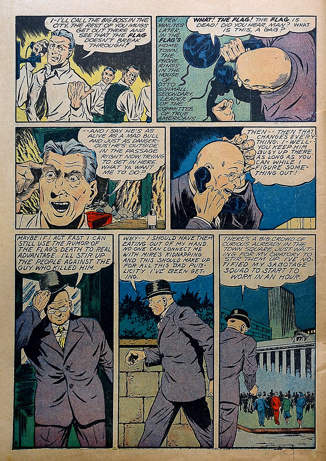 Read online Our Flag Comics comic -  Issue #5 - 5