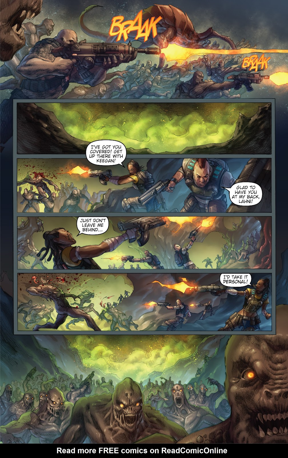 Read online Gears of War Hivebusters comic Issue 1
