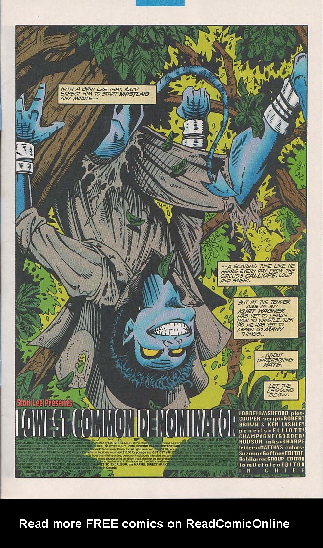 Read online Excalibur (1988) comic -  Issue #77 - 2