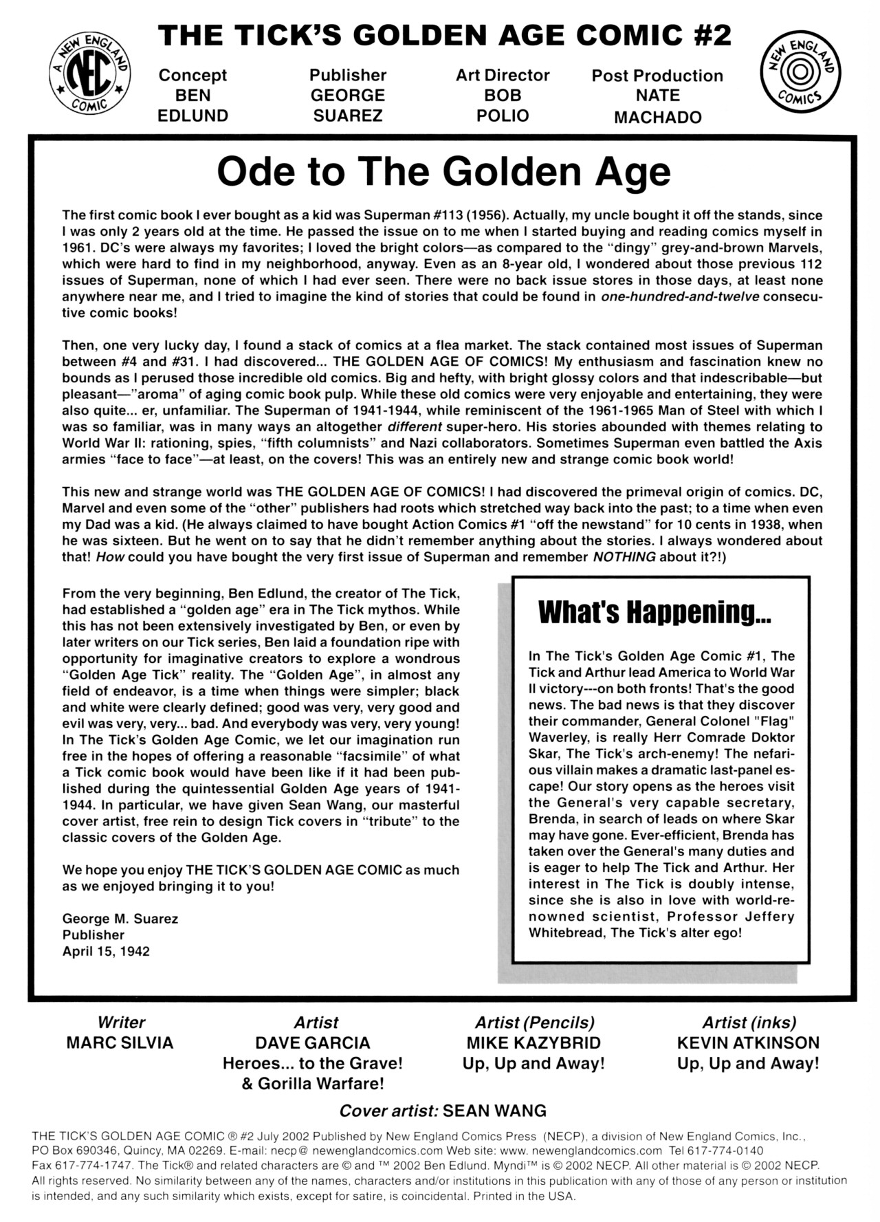Read online The Tick's Golden Age Comic comic -  Issue #2 - 3
