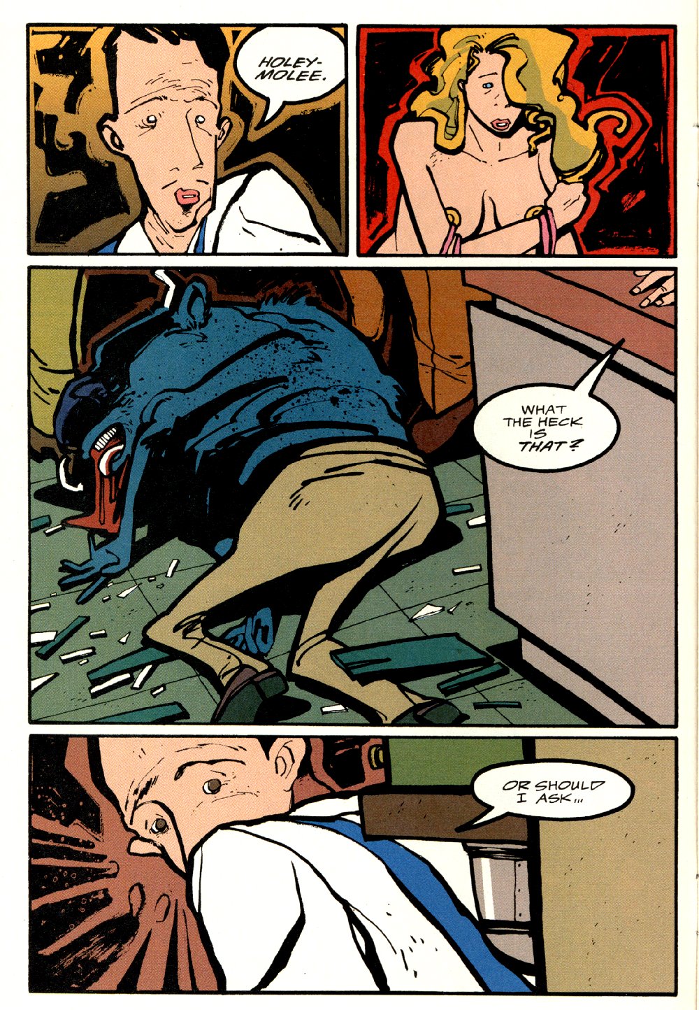 Read online Ted McKeever's Metropol comic -  Issue #6 - 10