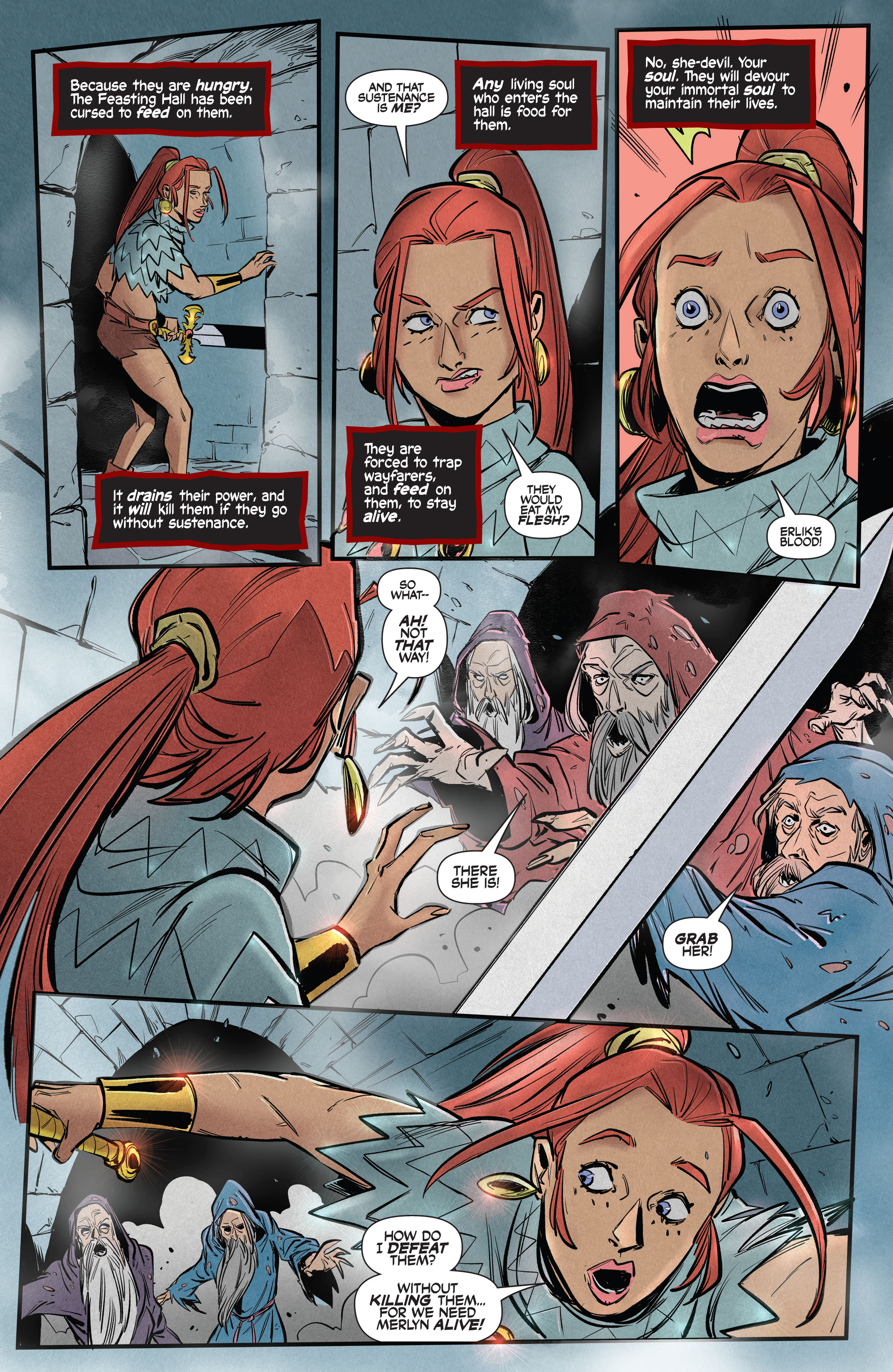 Read online Immortal Red Sonja comic -  Issue #7 - 17