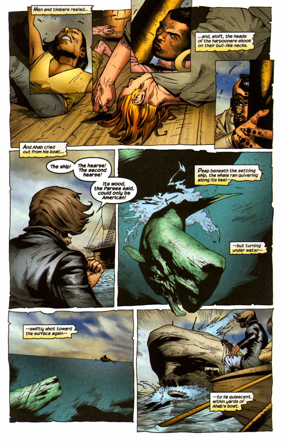 Read online Marvel Illustrated: Moby Dick comic -  Issue # TPB - 135