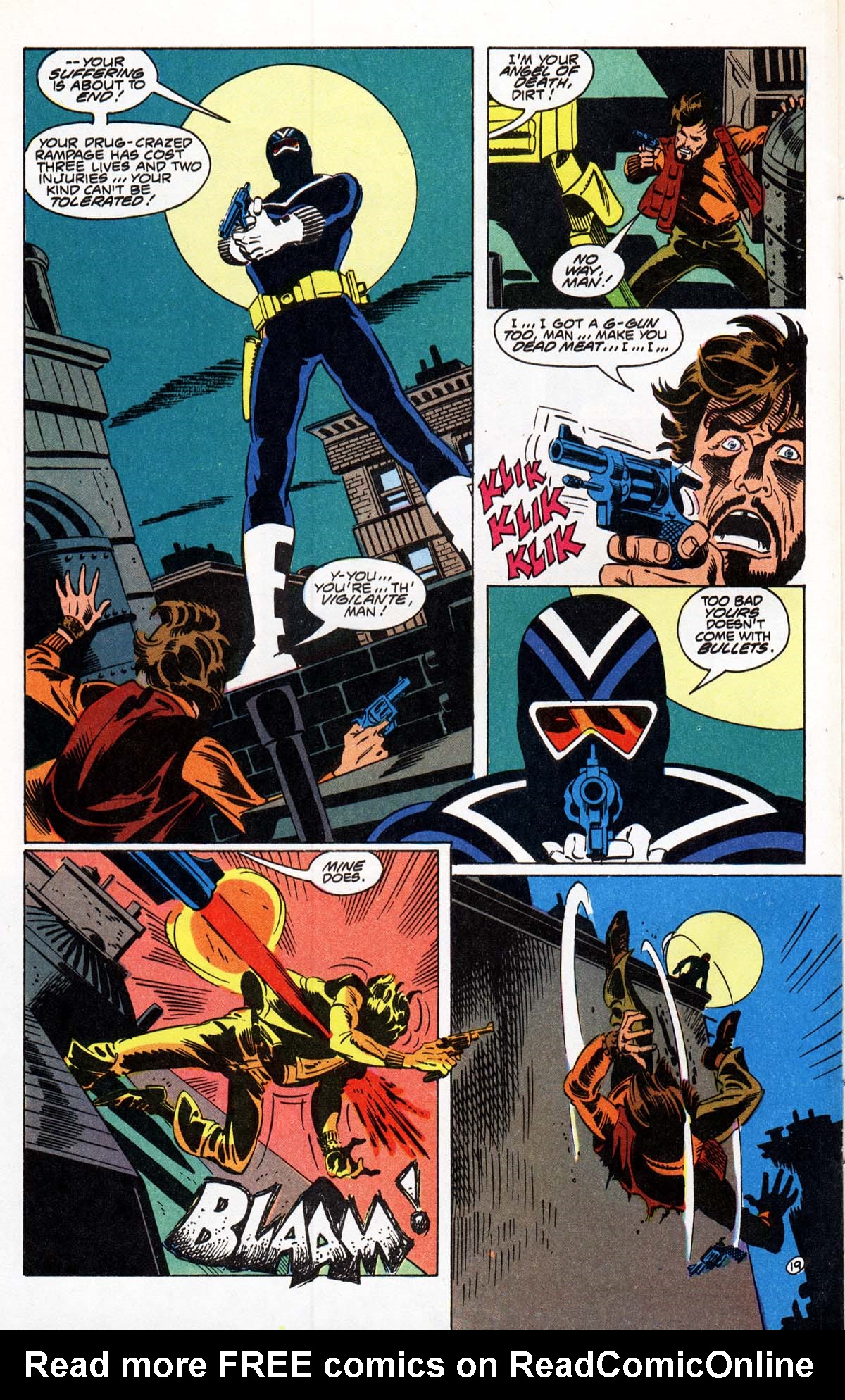 Read online Vigilante (1983) comic -  Issue #21 - 22