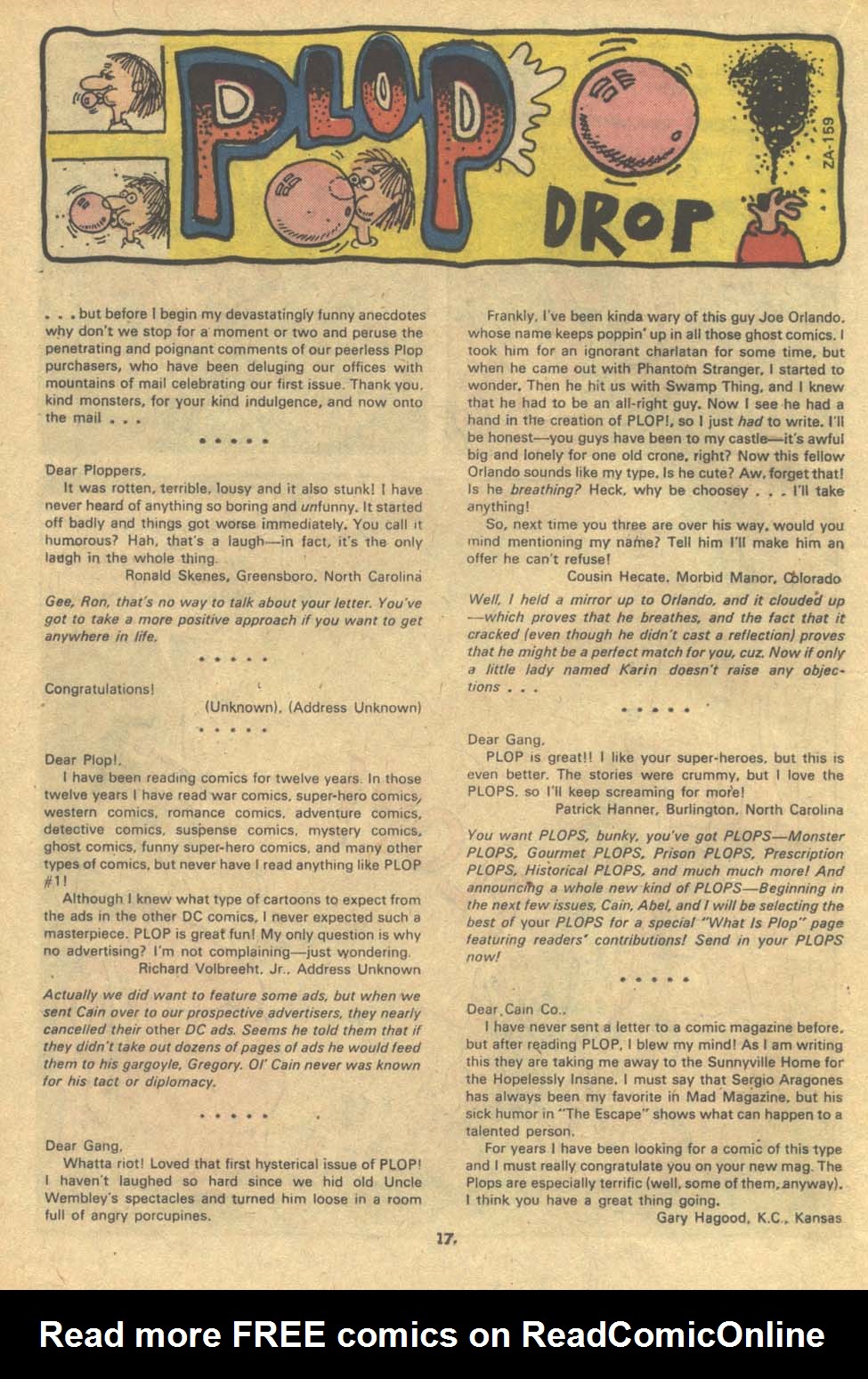 Read online Plop! comic -  Issue #4 - 18