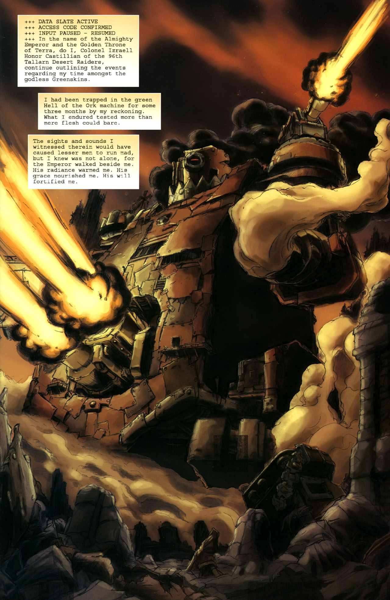 Read online Warhammer 40,000: Blood and Thunder comic -  Issue #3 - 3