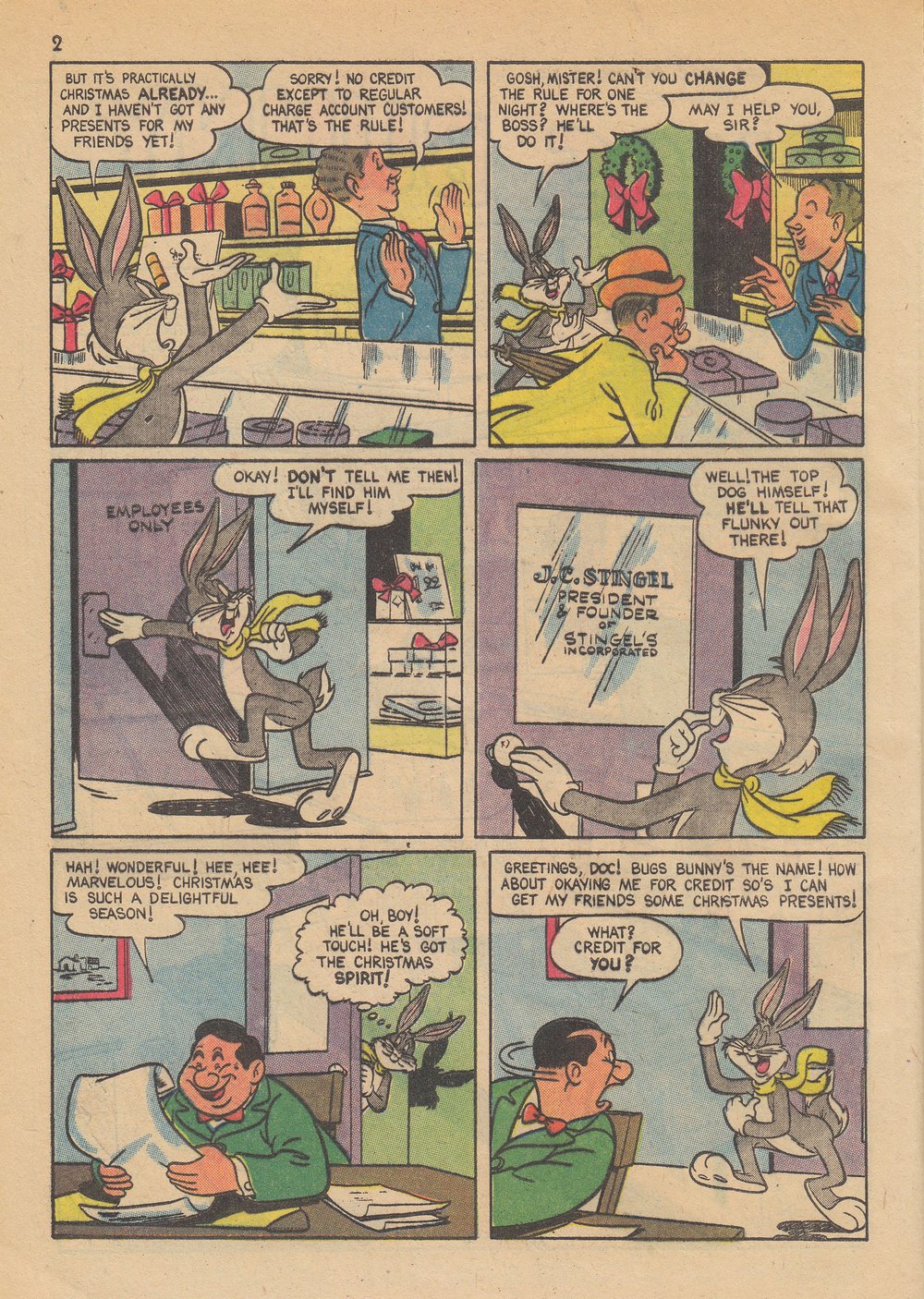 Read online Bugs Bunny's Christmas Funnies comic -  Issue # TPB 6 - 4