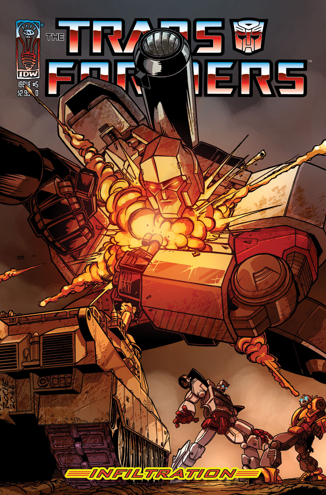 Read online The Transformers: Infiltration comic -  Issue #5 - 3