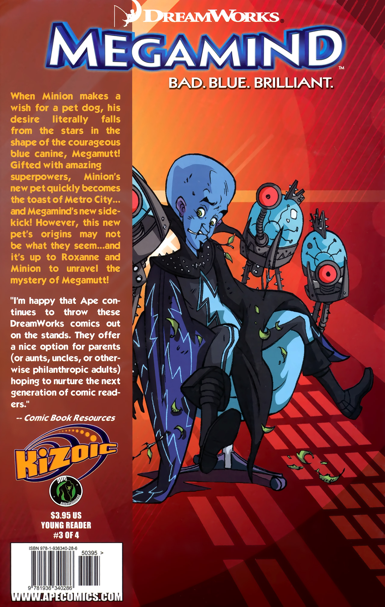 Read online Megamind: Bad. Blue. Brilliant. comic -  Issue #3 - 31