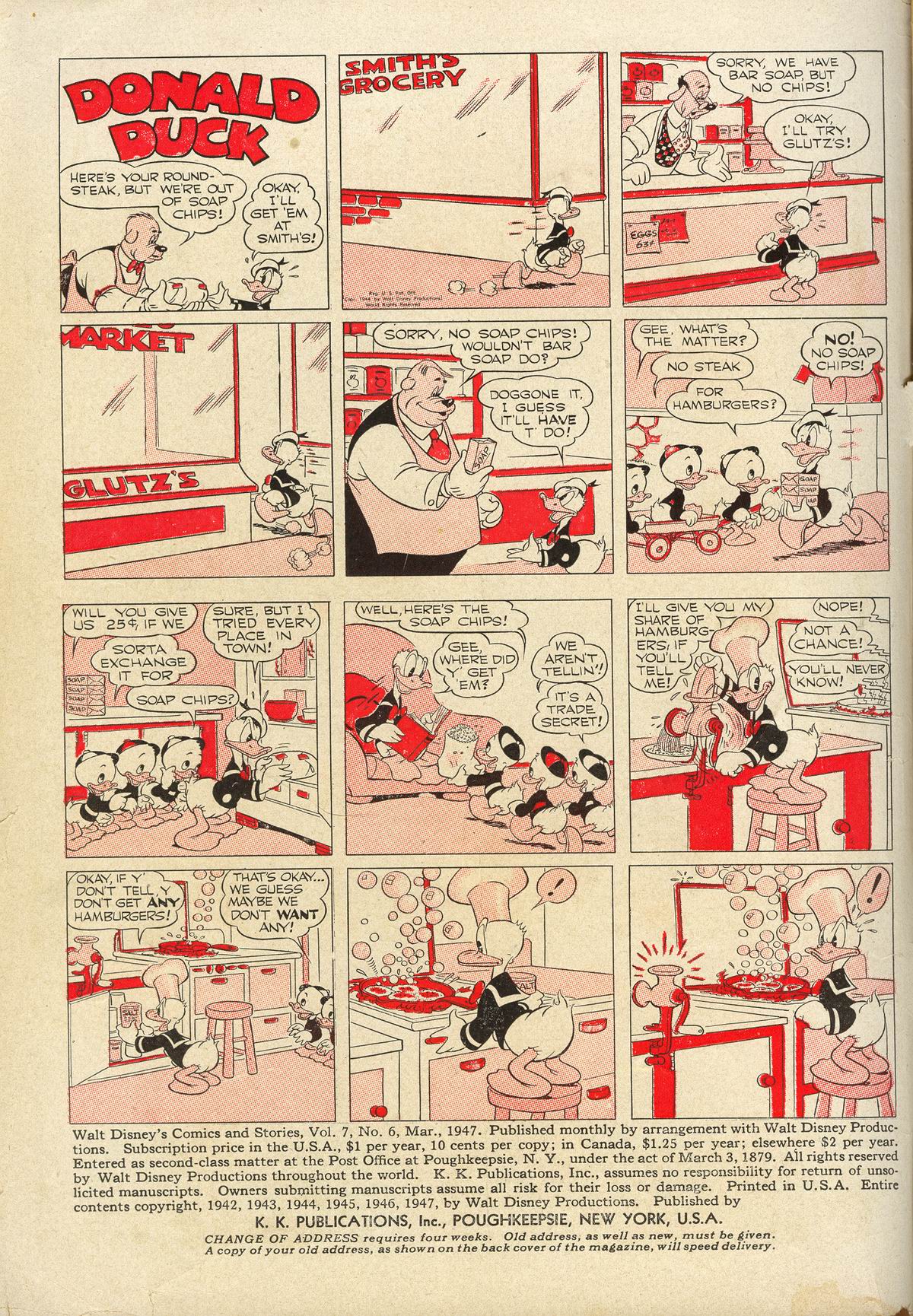 Read online Walt Disney's Comics and Stories comic -  Issue #78 - 2