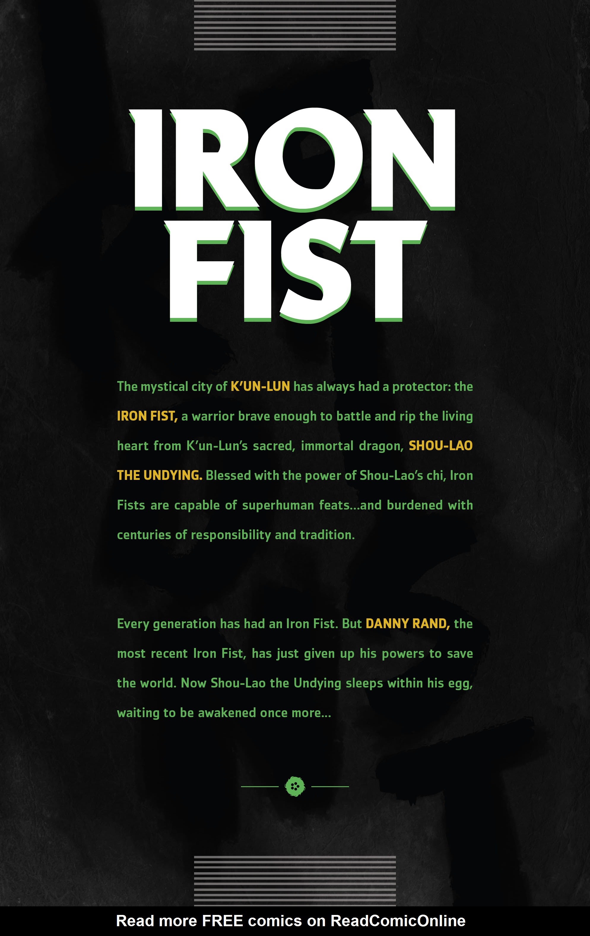 Read online Iron Fist (2022) comic -  Issue #1 - 2