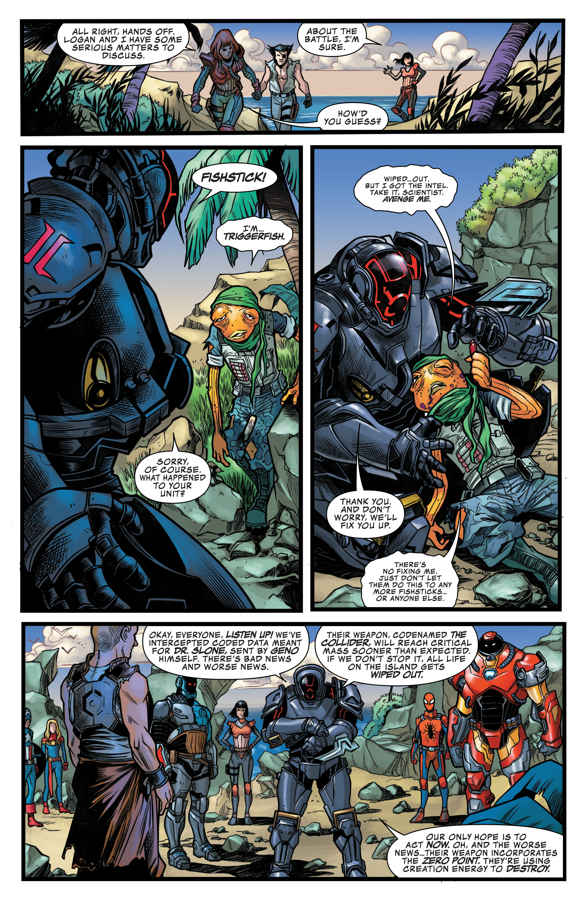 Read online Fortnite X Marvel: Zero War comic -  Issue #5 - 9