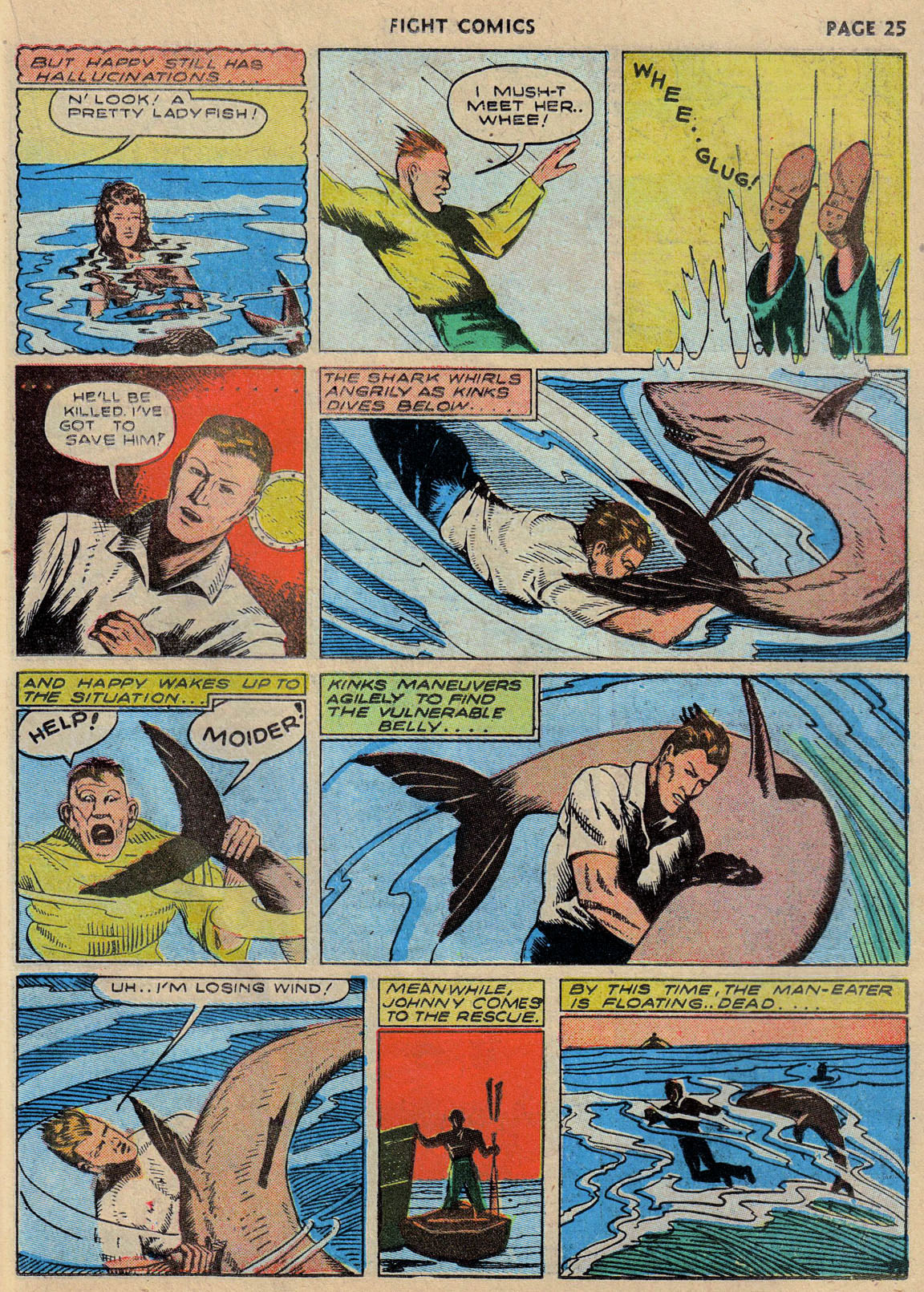 Read online Fight Comics comic -  Issue #12 - 27