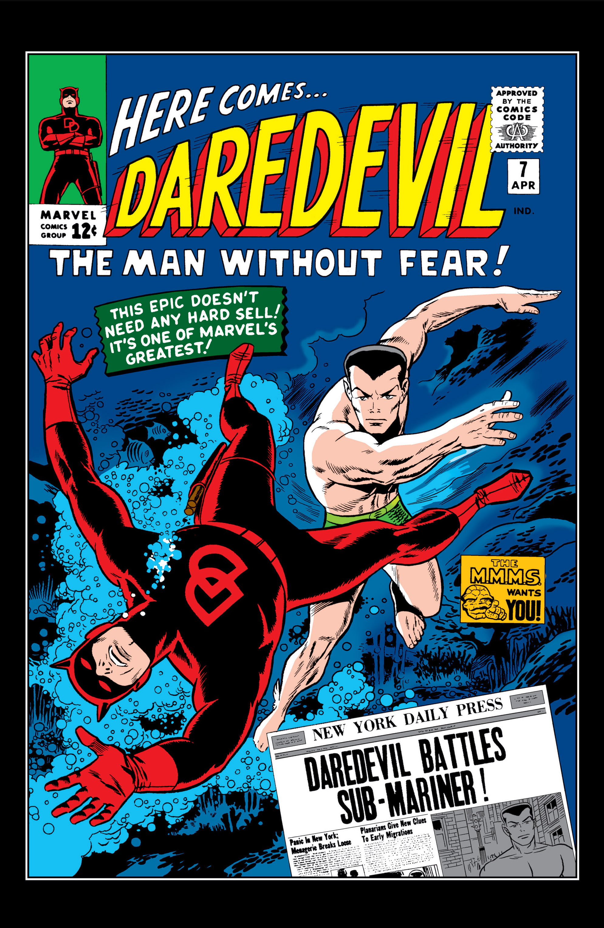 Read online Marvel Masterworks: Daredevil comic -  Issue # TPB 1 (Part 2) - 42