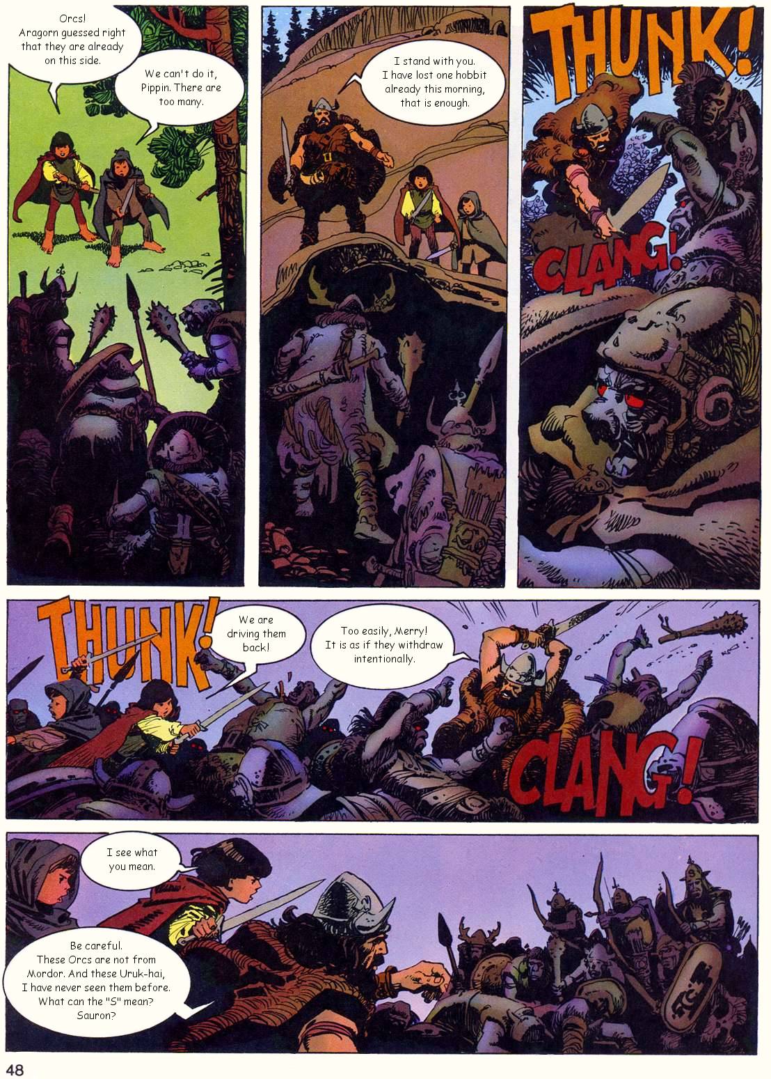 Read online El Señor de los Anillos comic -  Issue #2 - 44
