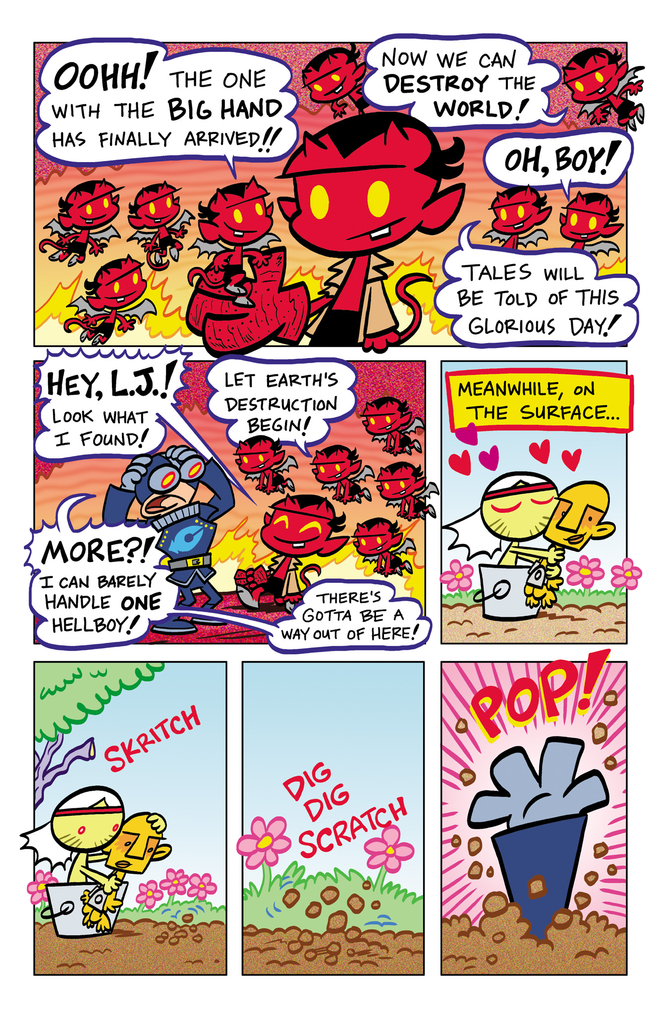 Read online Itty Bitty Hellboy comic -  Issue #3 - 20