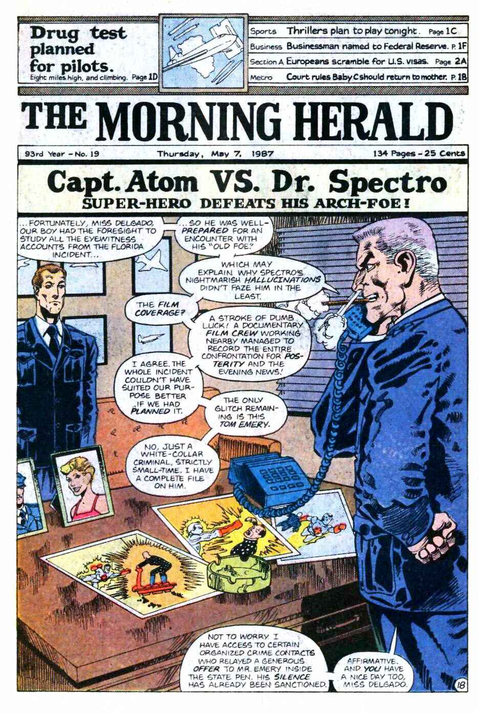 Read online Captain Atom (1987) comic -  Issue #6 - 19