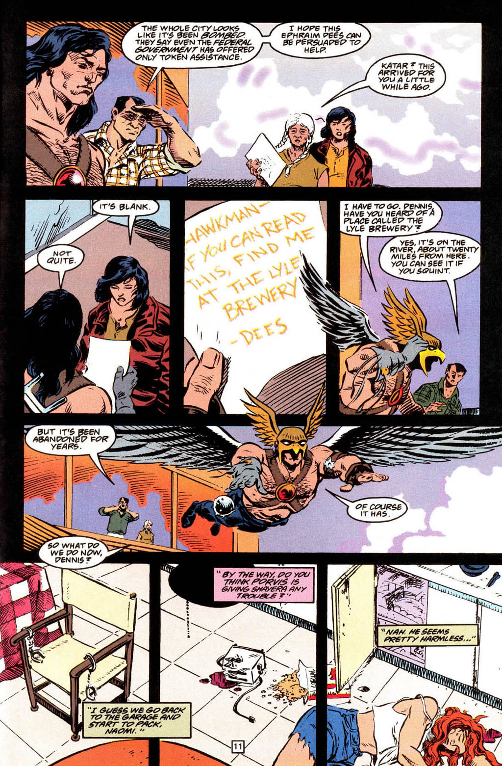 Hawkman (1993) Issue #14 #17 - English 11