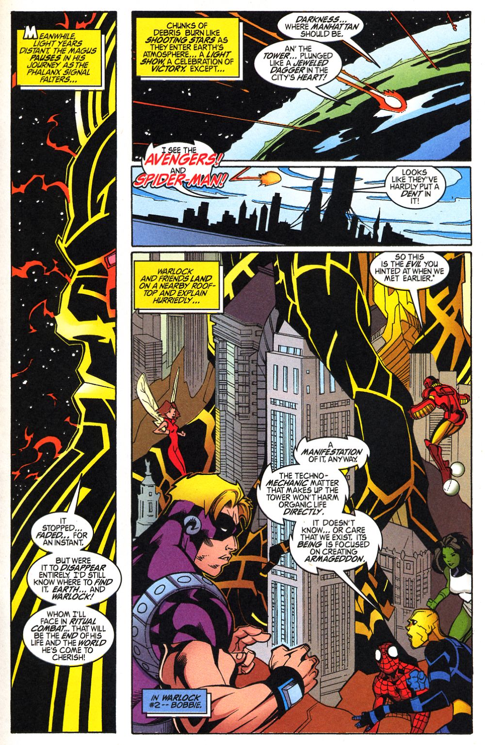 Read online Warlock (1999) comic -  Issue #8 - 19