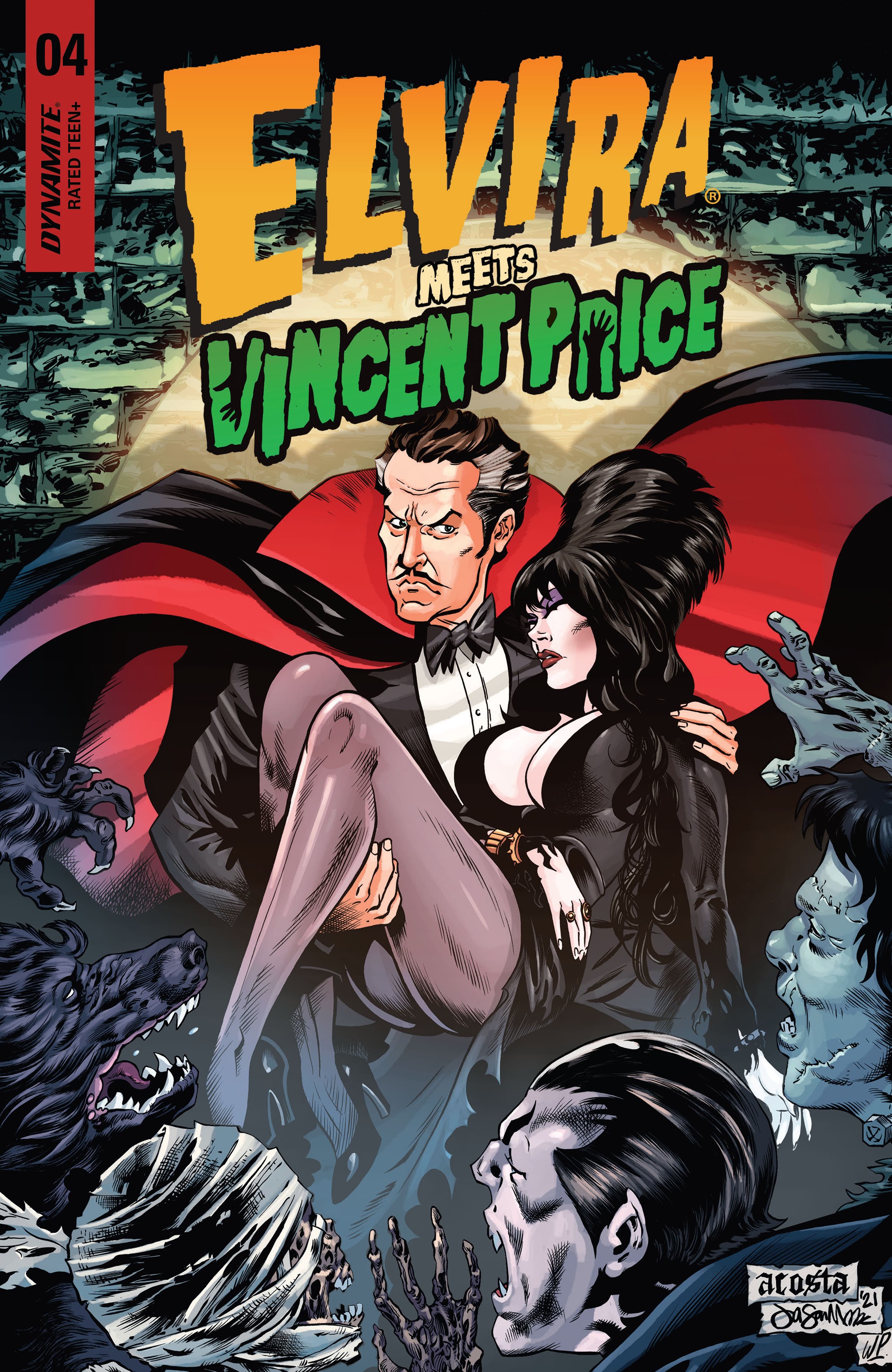 Read online Elvira Meets Vincent Price comic -  Issue #4 - 1