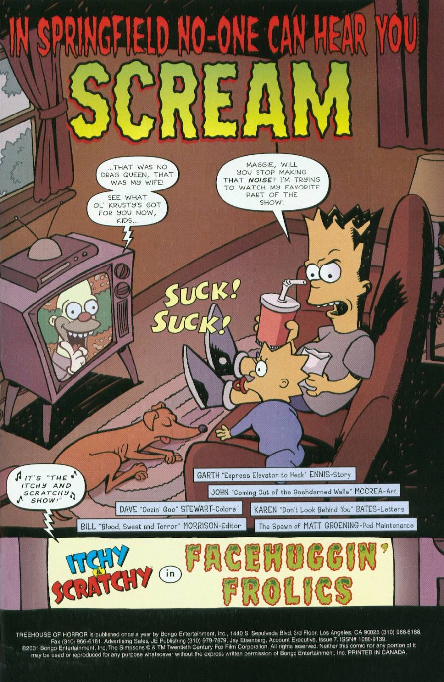 Read online Treehouse of Horror comic -  Issue #7 - 2