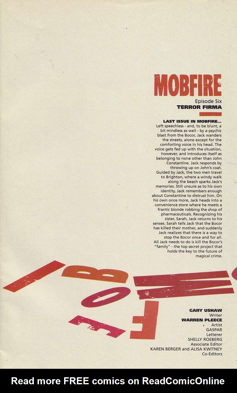 Read online Mobfire comic -  Issue #6 - 2