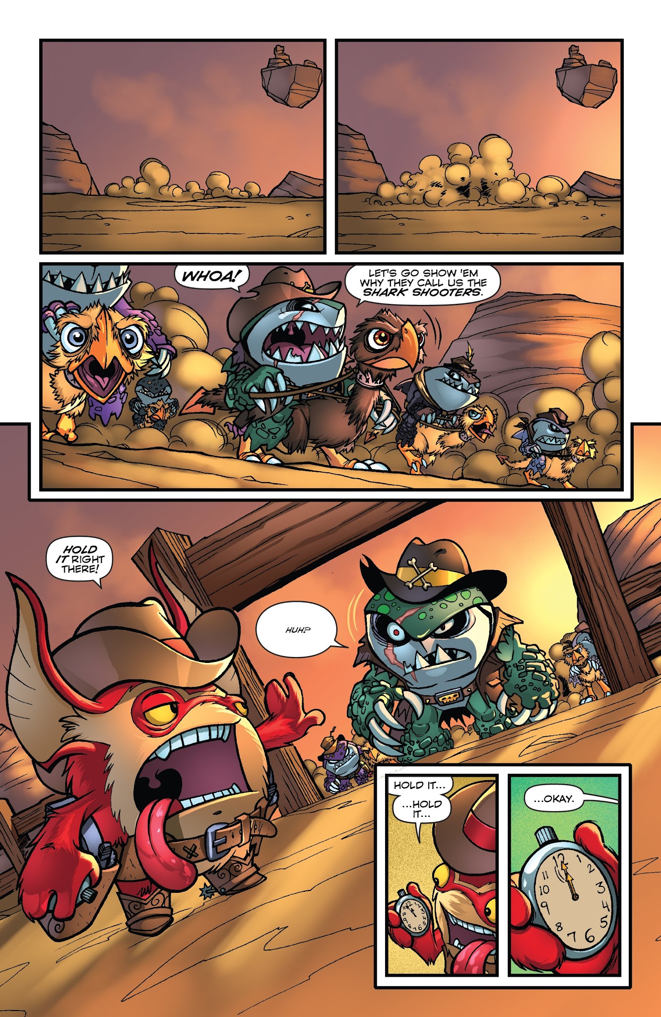 Read online Skylanders Quarterly-Spyro & Friends: Goldslinger comic -  Issue # Full - 11
