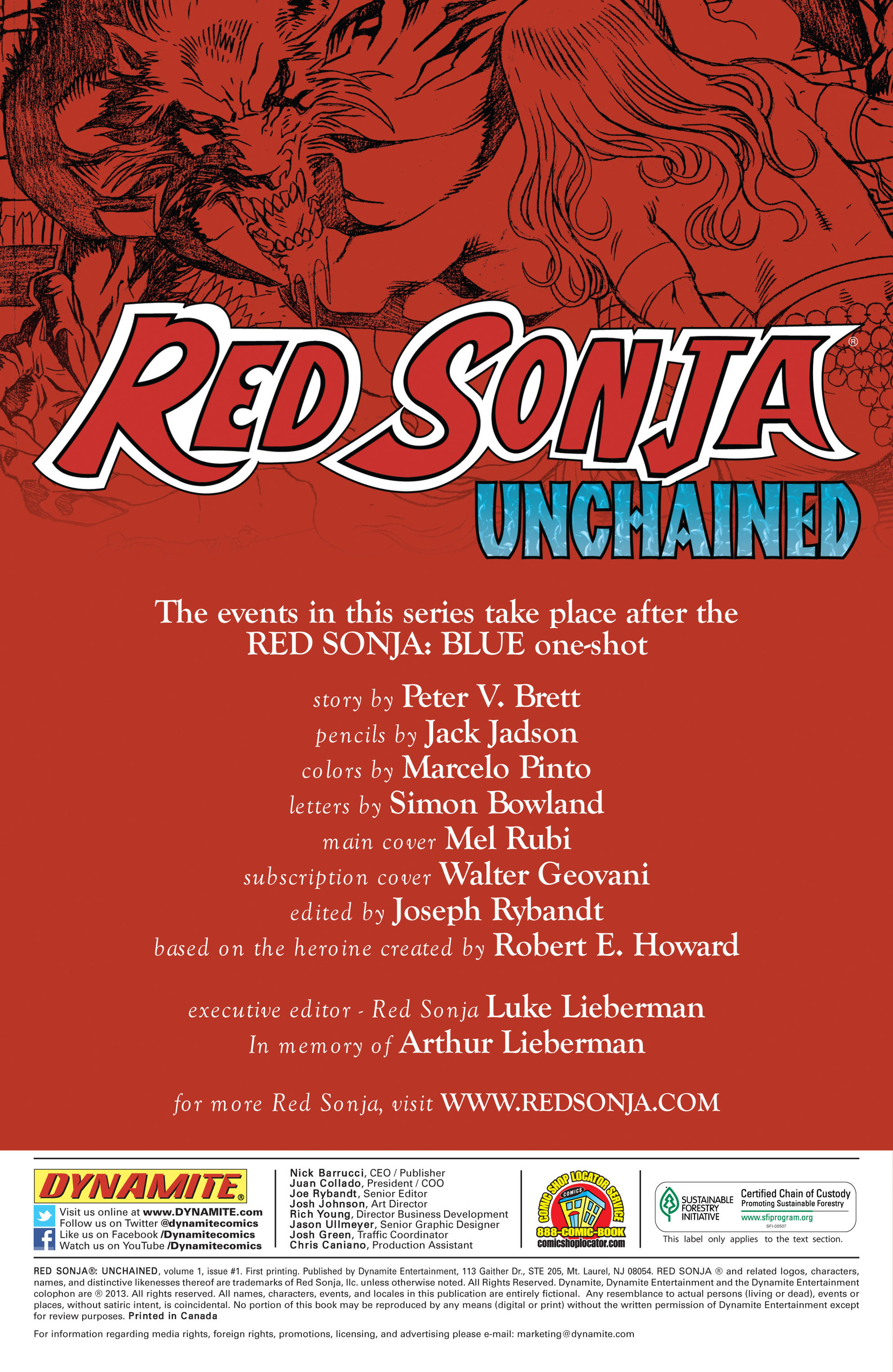 Read online Red Sonja: Unchained comic -  Issue #2 - 2