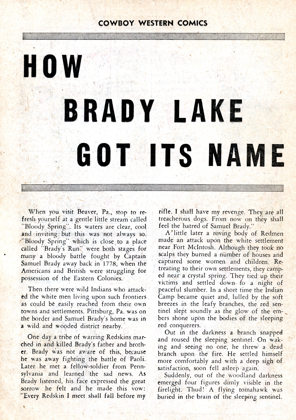 Read online Cowboy Western Comics (1948) comic -  Issue #25 - 18