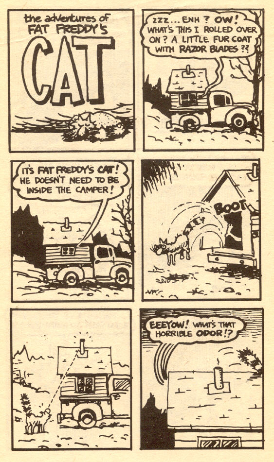 Read online Adventures of Fat Freddy's Cat comic -  Issue #3 - 32