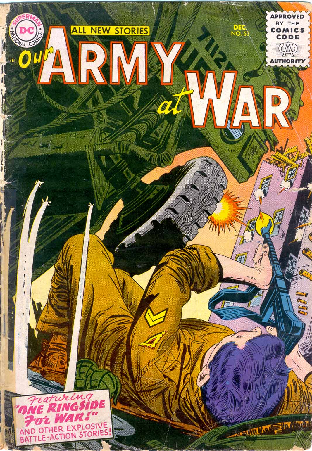 Read online Our Army at War (1952) comic -  Issue #53 - 1