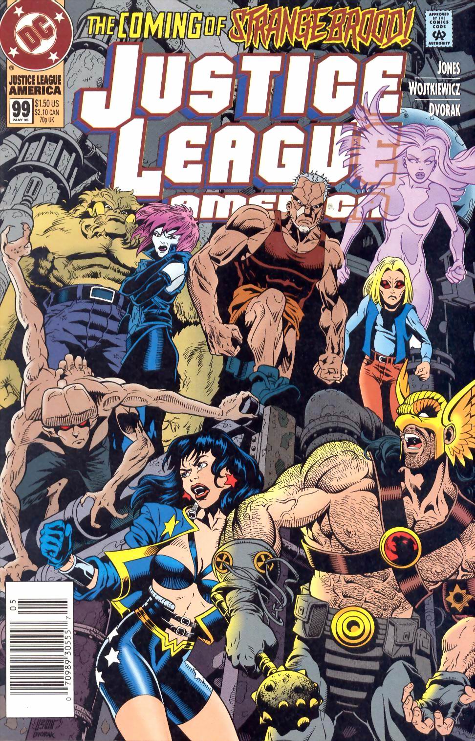 Read online Justice League America comic -  Issue #99 - 1