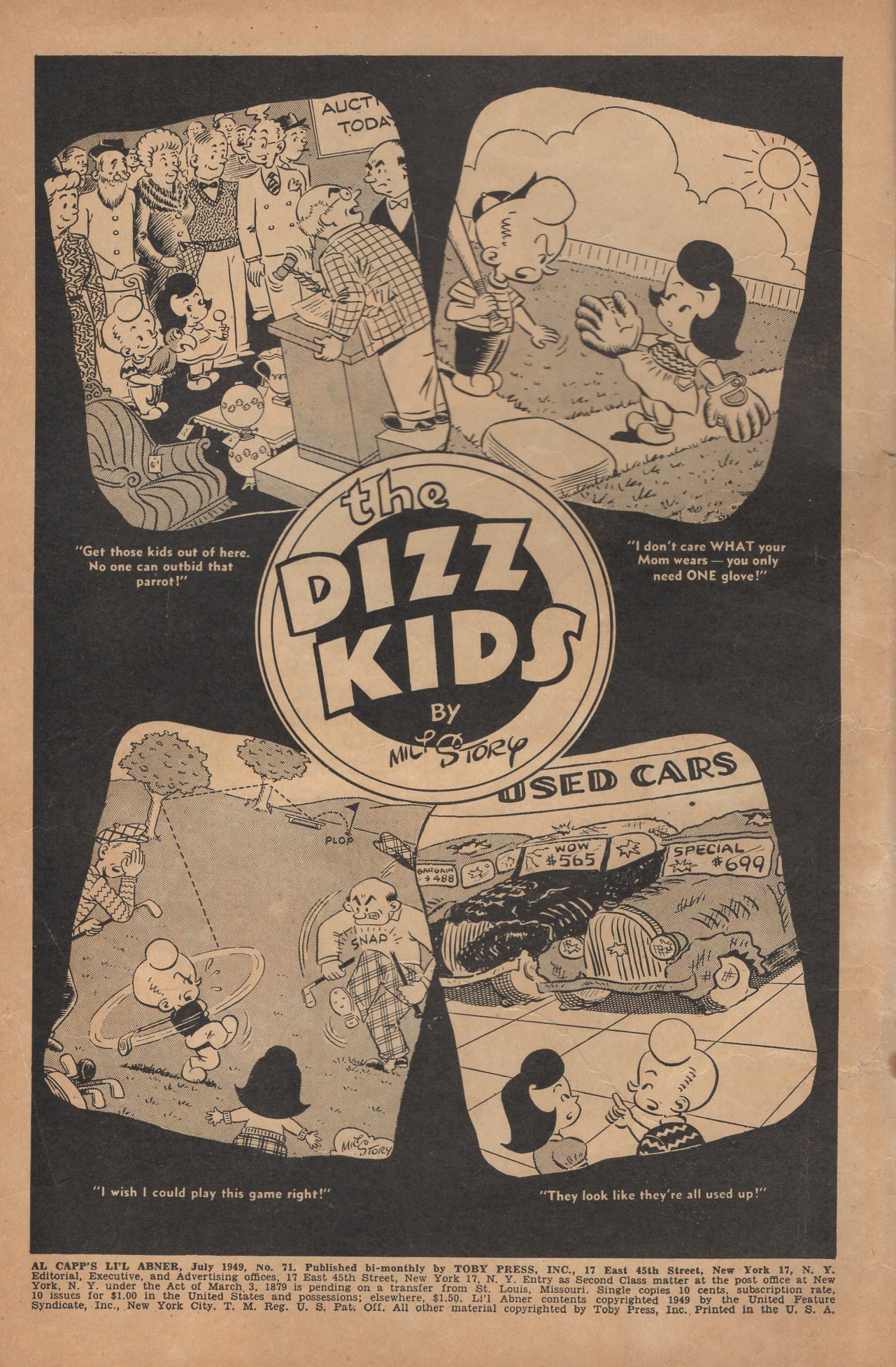Read online Li'l Abner Comics comic -  Issue #71 - 2