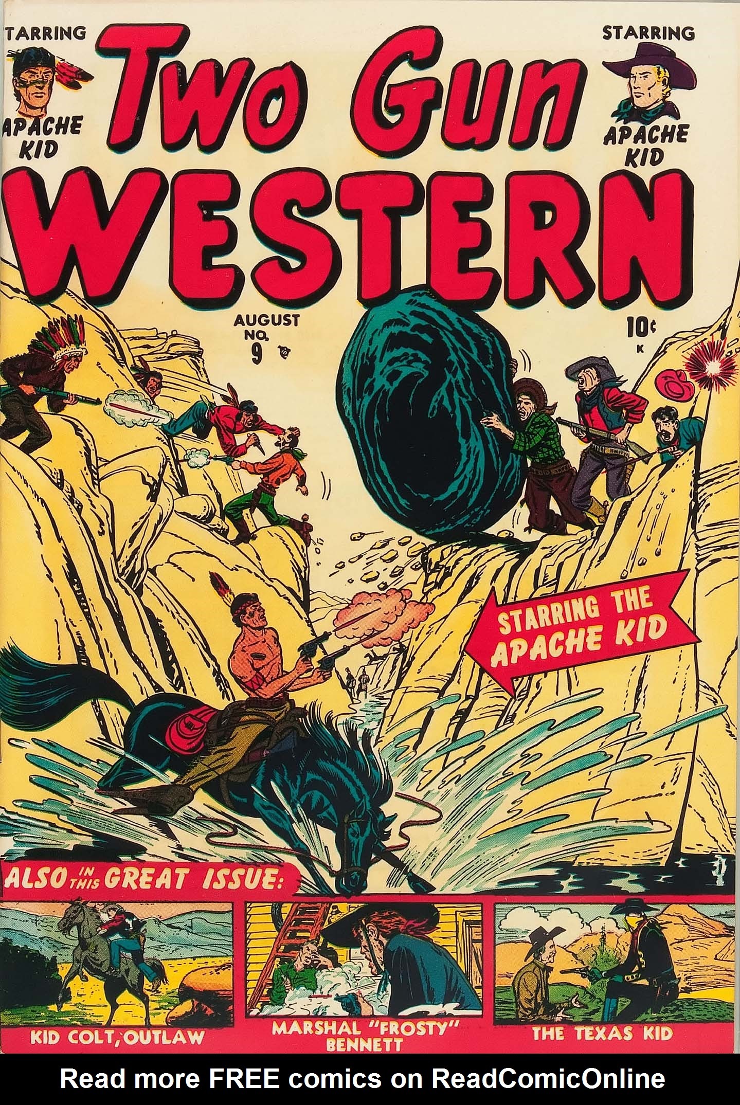 Read online Two Gun Western (1950) comic -  Issue #9 - 1