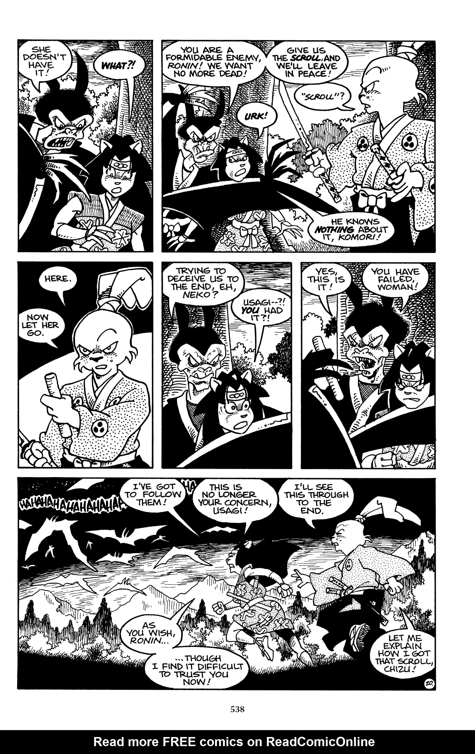 Read online The Usagi Yojimbo Saga (2021) comic -  Issue # TPB 1 (Part 6) - 21