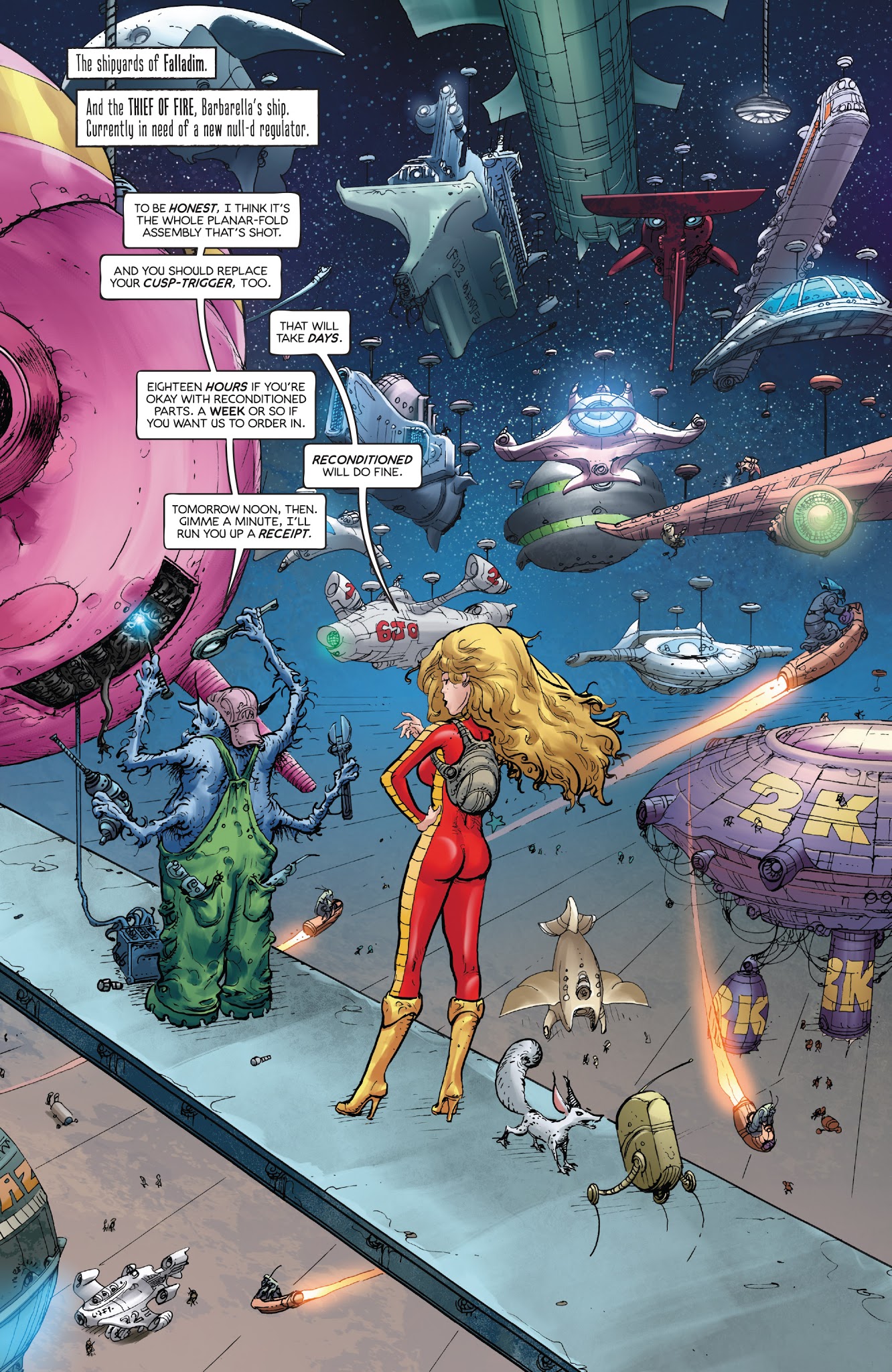Read online Barbarella (2017) comic -  Issue #5 - 6