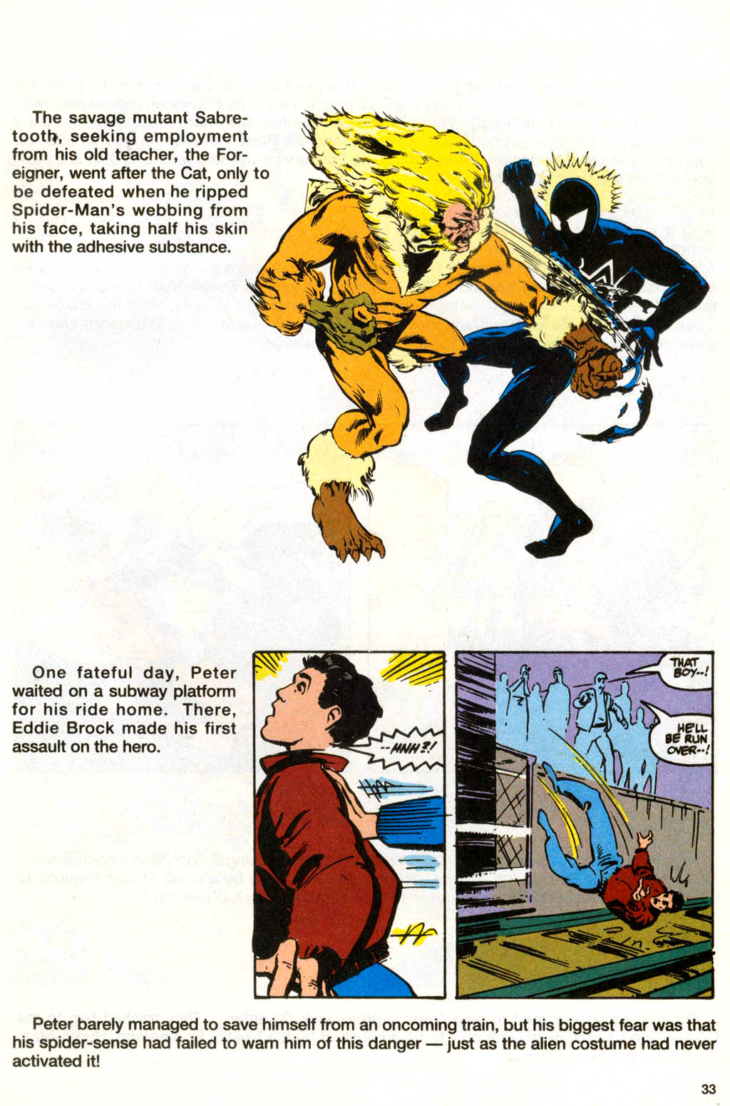 Read online Spider-Man Saga (1991) comic -  Issue #4 - 35