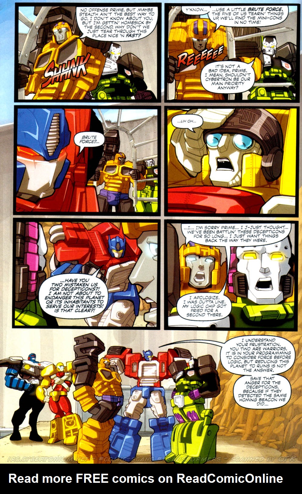 Read online Transformers Armada comic -  Issue #4 - 5