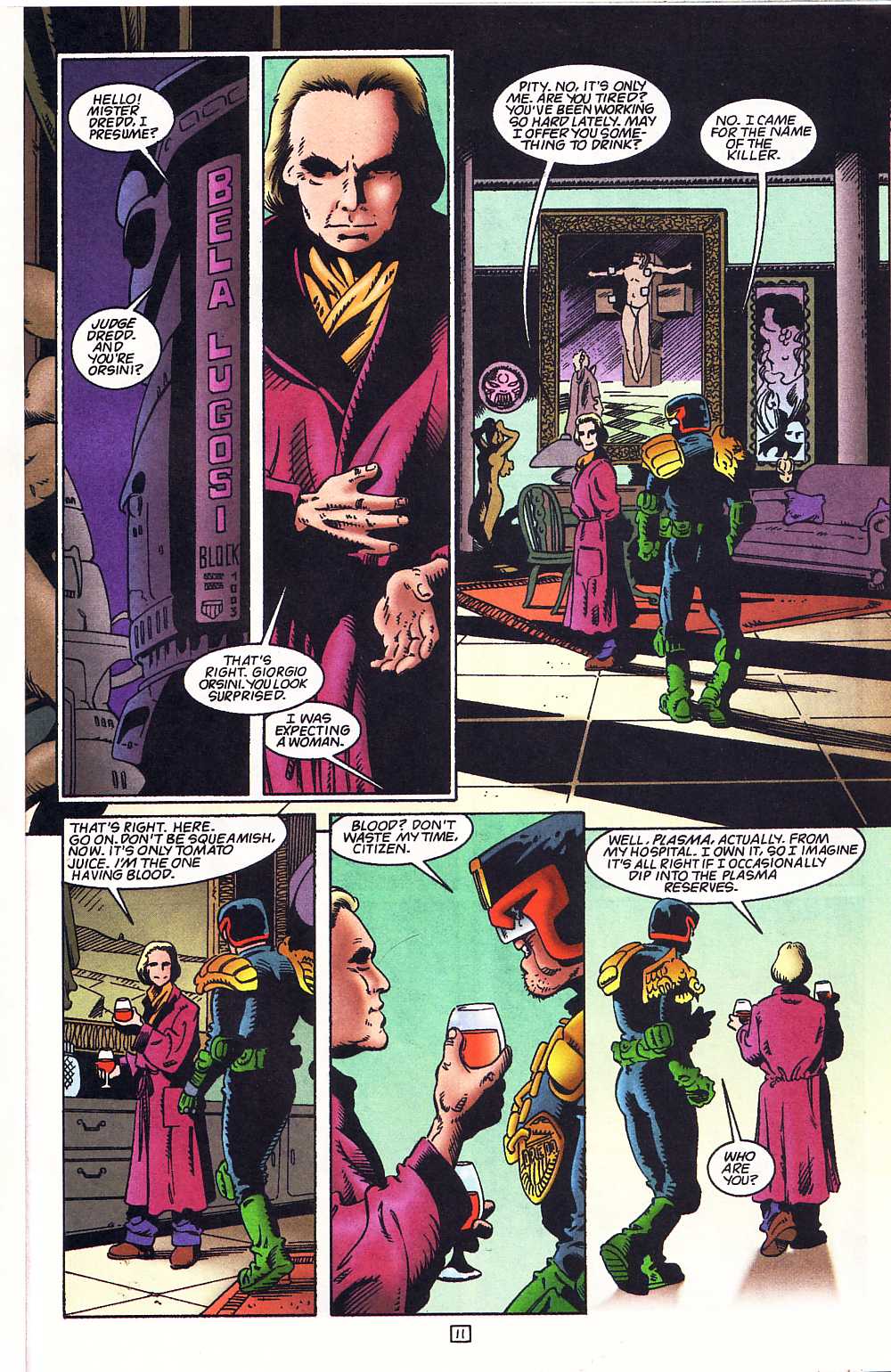 Read online Judge Dredd: Legends of the Law comic -  Issue #12 - 12