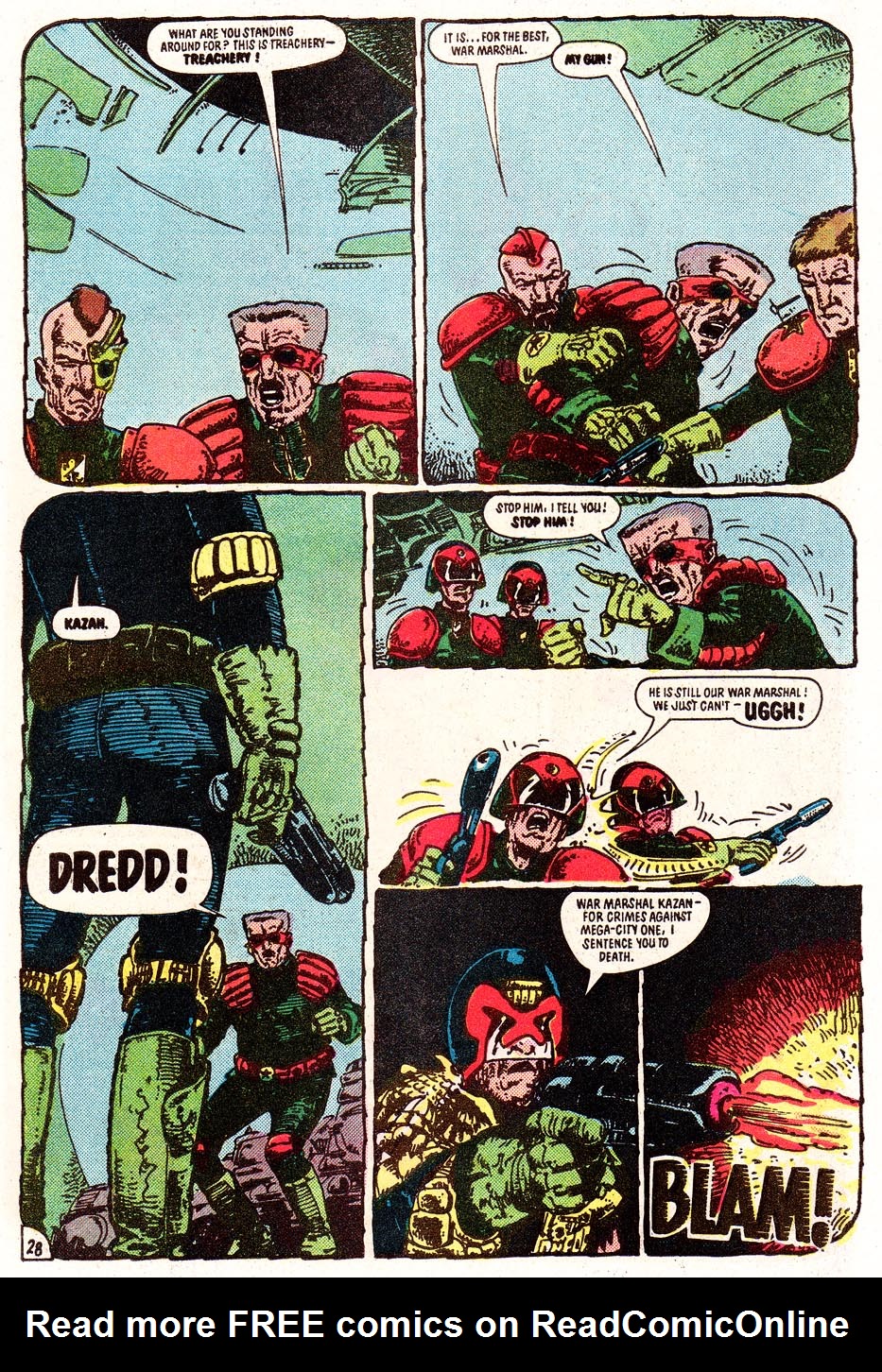Read online Judge Dredd (1983) comic -  Issue #24 - 28
