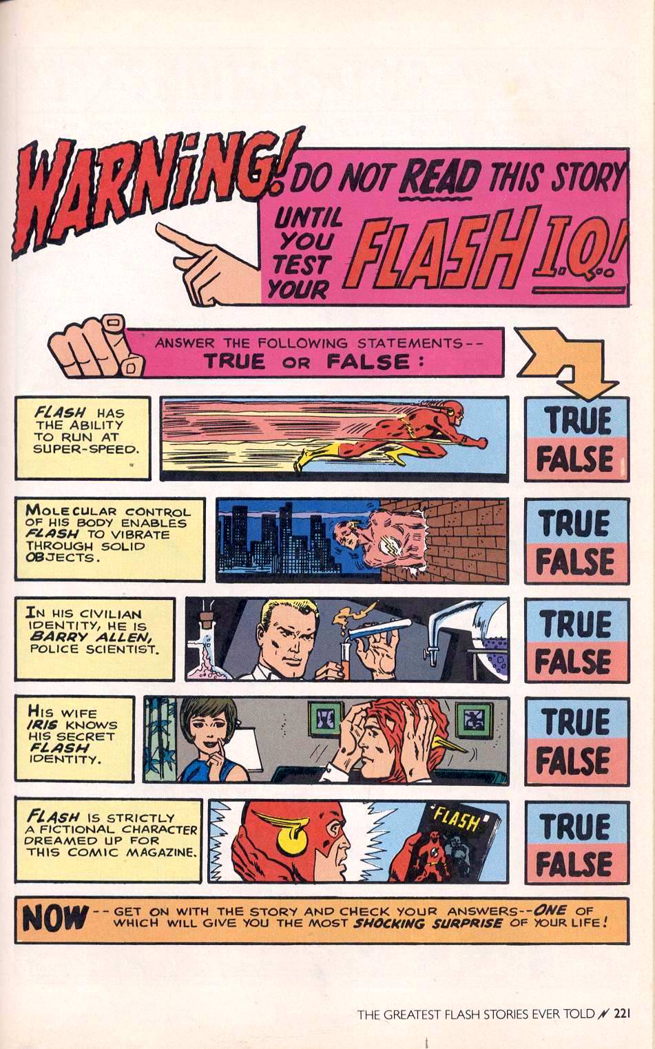 Read online The Greatest Flash Stories Ever Told comic -  Issue # TPB - 222