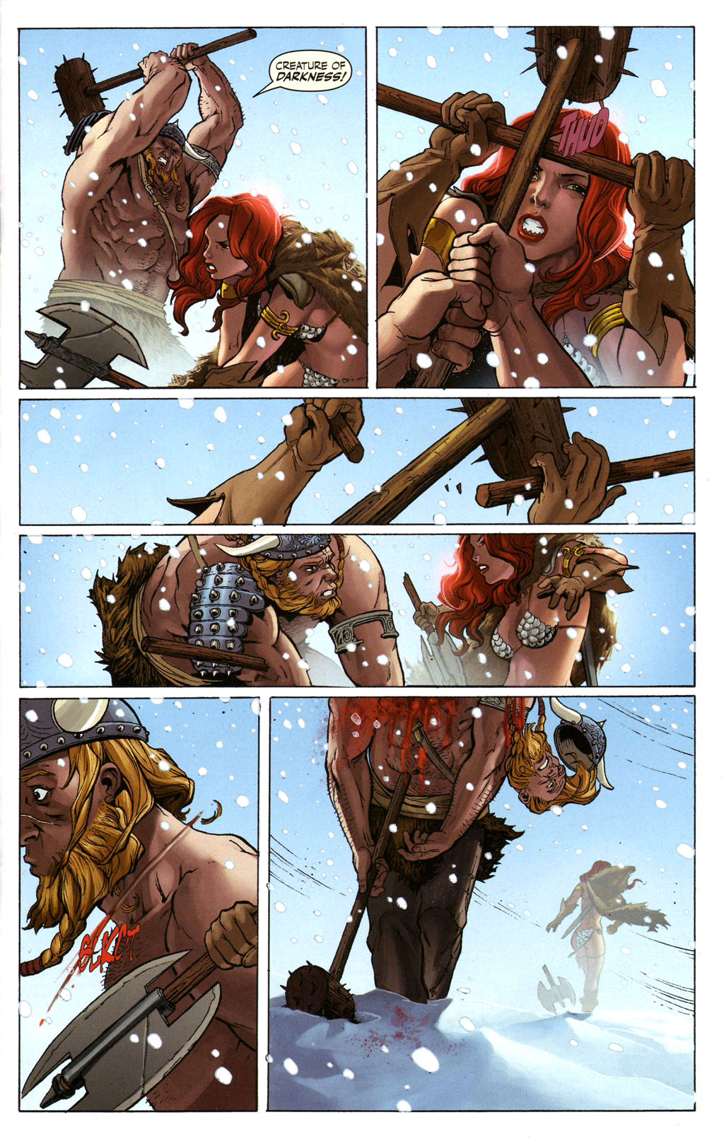 Read online Savage Red Sonja: Queen of the Frozen Wastes comic -  Issue #1 - 7
