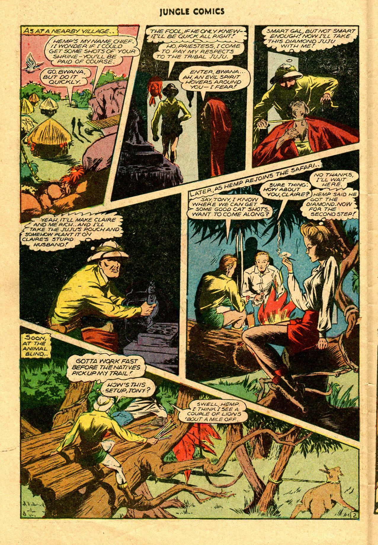 Read online Jungle Comics comic -  Issue #75 - 44