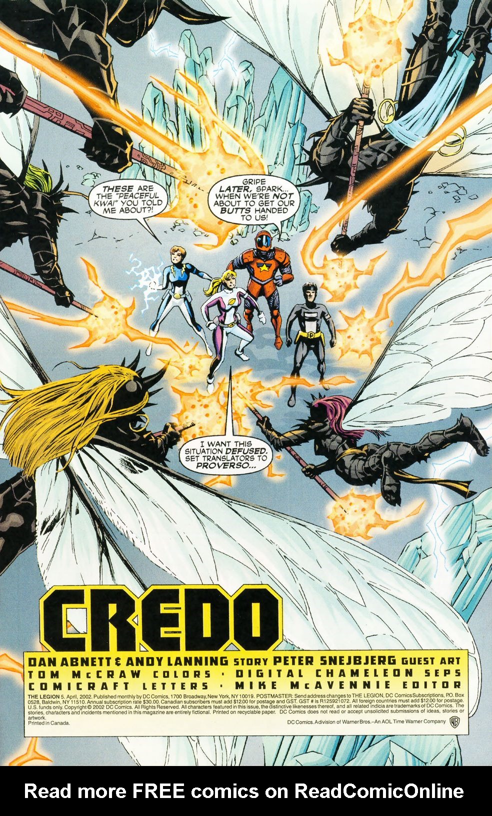 Read online The Legion comic -  Issue #5 - 2