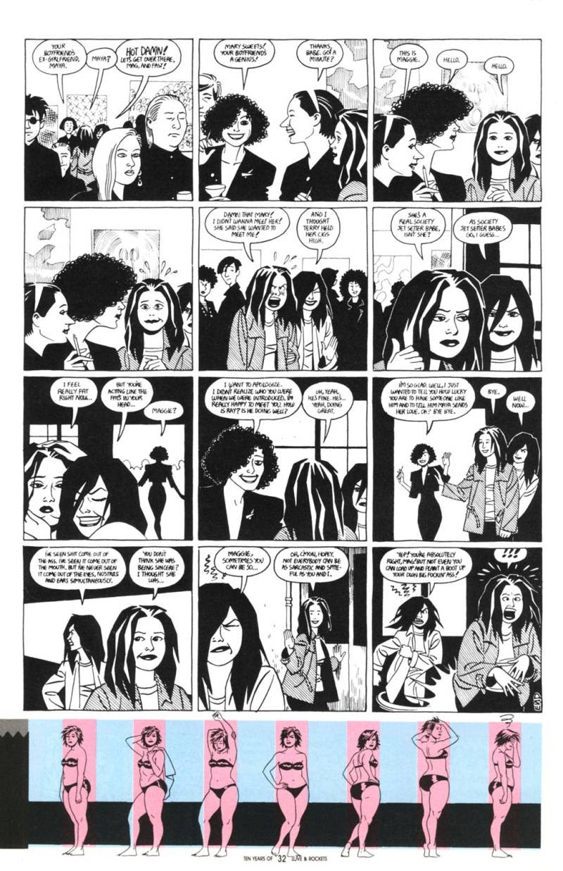 Read online Ten Years of Love and Rockets comic -  Issue # Full - 30