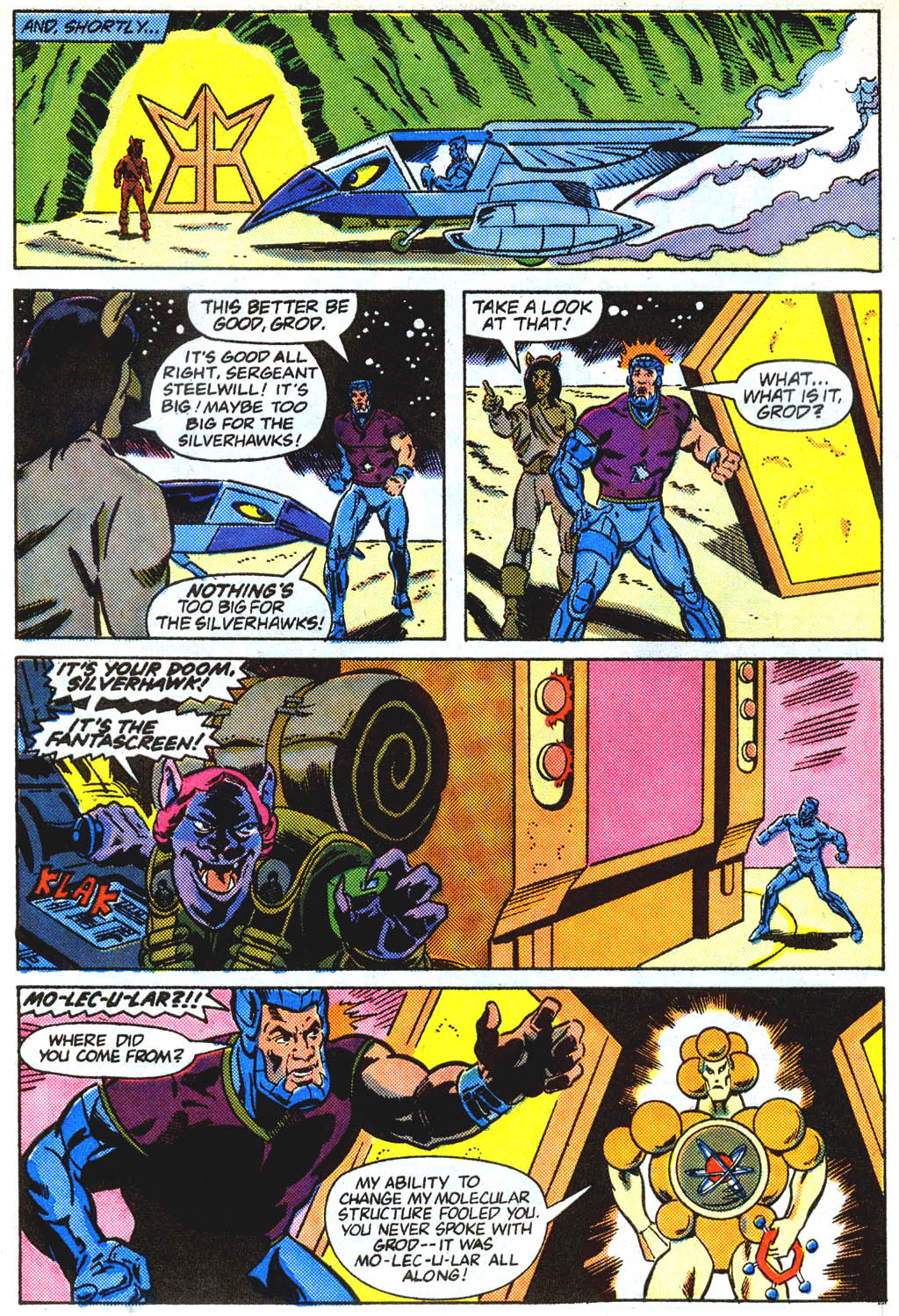 Read online SilverHawks comic -  Issue #5 - 6