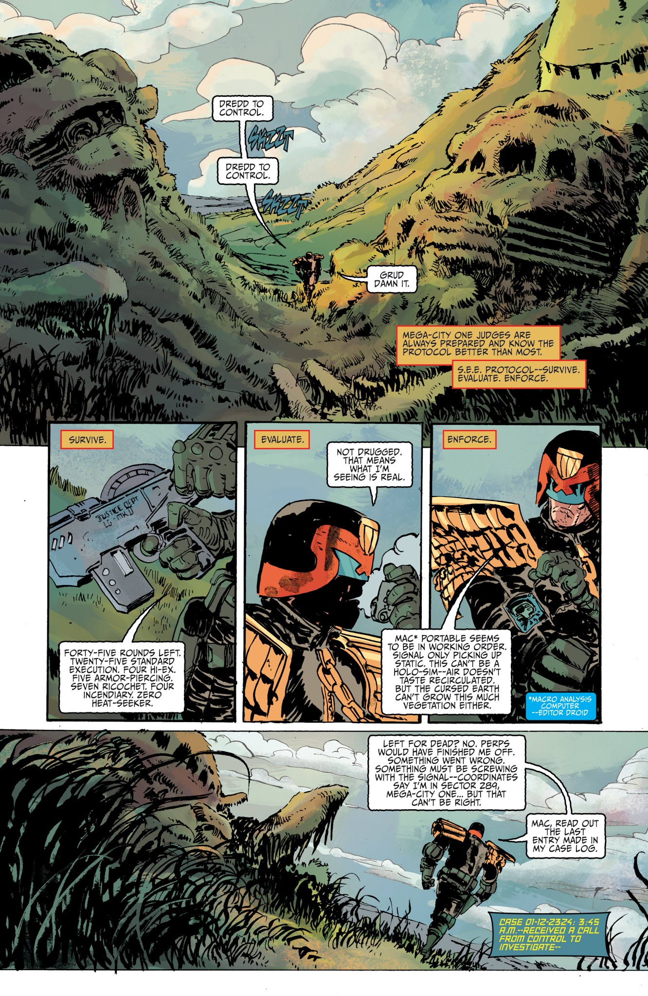 Read online Judge Dredd: The Blessed Earth comic -  Issue #4 - 33